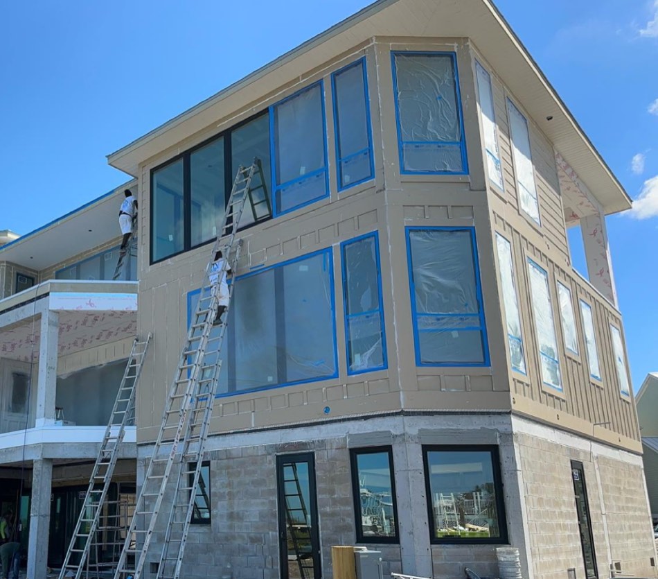 House exterior before painting in Sarasota, FL