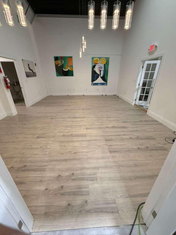 Freshly painted interior with white walls in Sarasota, FL